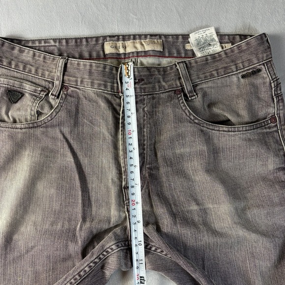 Guess Alameda Slim Tapered Men's Jeans Size 34 Dark Purple Pre -owned - Picture 9 of 13